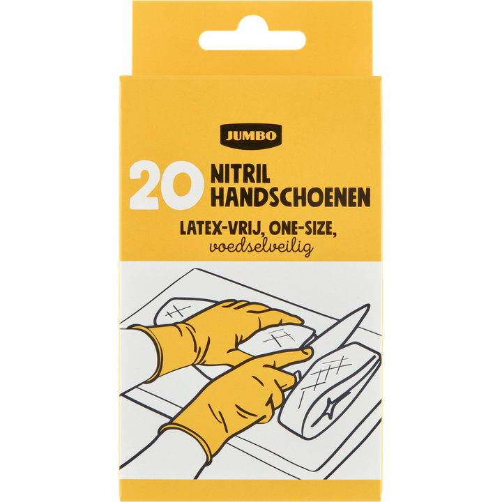 Jumbo Nitril Handschoenen 20 Stuks