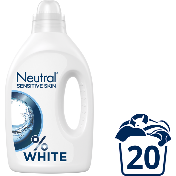Neutral Vloeibaar Wasmiddel Wit 20 wasbeurten