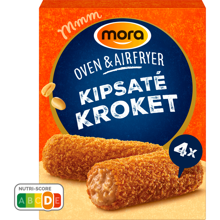 Mora Oven & Airfryer Kipsaté Kroketten 4x80g