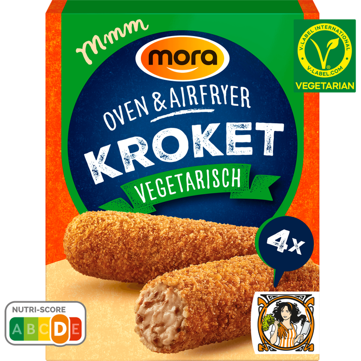Mora Vegetarische Draadjesvleesch Kroketten 4 x 75 g