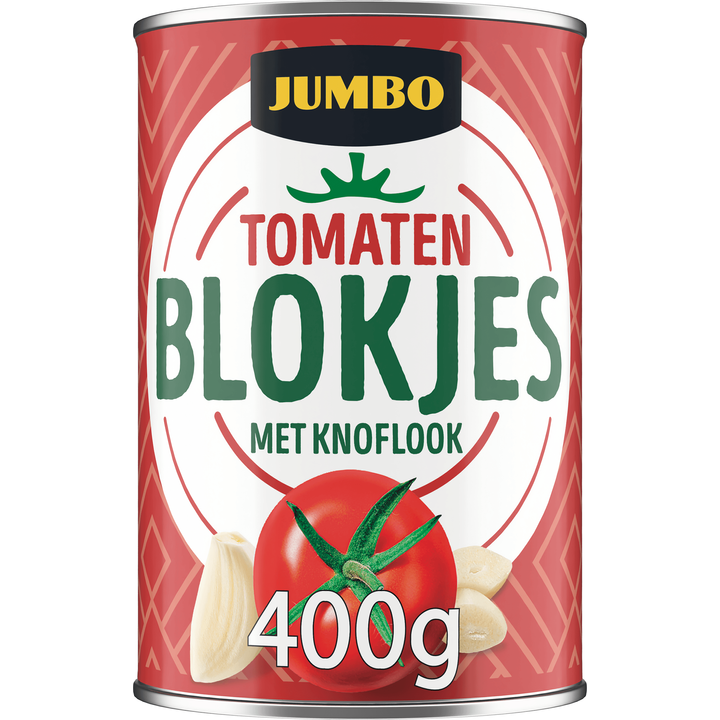 Tomatenblokjes met Knoflook