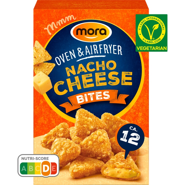 Mora Oven & Airfryer Nacho Cheese bites 12 x 23 g