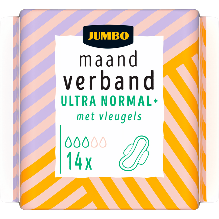 Maandverband Ultra Normal+ met Vleugels 14 Stuks
