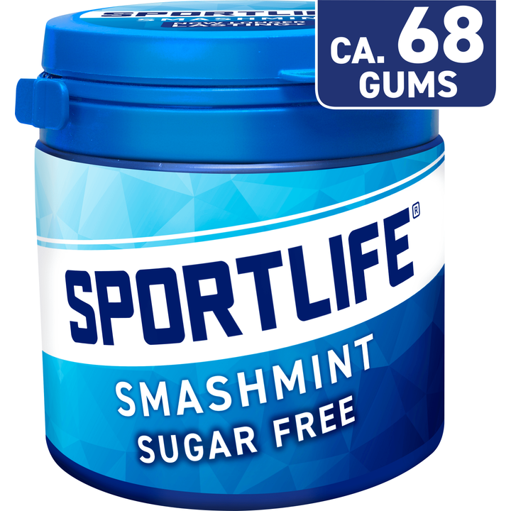 Sportlife Smashmint Suikrvrije kauwgom 102 g