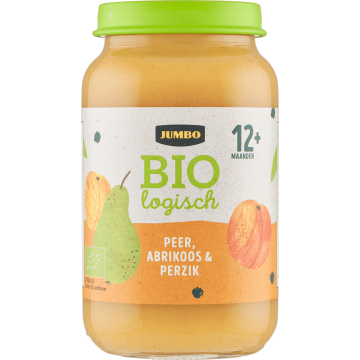 Babyvoeding Biologisch Peer, Abrikoos & Perzik 12+ Maanden