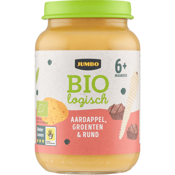 Babyvoeding Biologisch Aardappel, Groenten & Rund 6+ Maanden