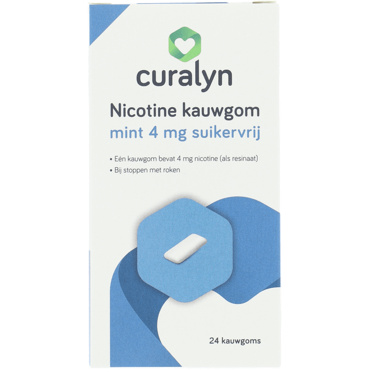 Nicotine Kauwgom 4mg 24 Stuks