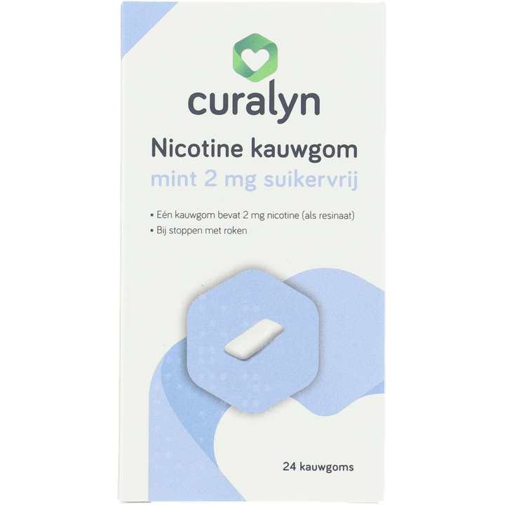 Nicotine Kauwgom 2mg 24 Stuks