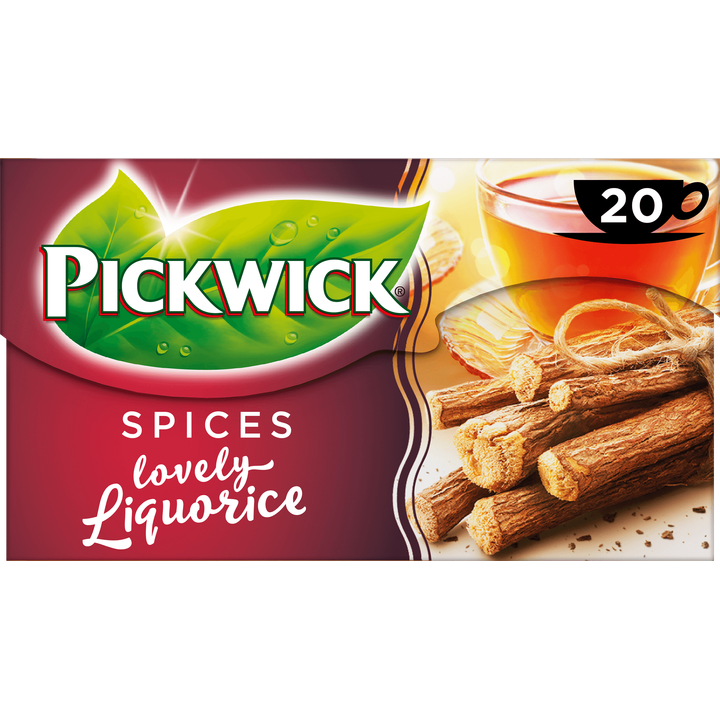 Pickwick Spices Zoethout Zwarte Thee 20 Stuks