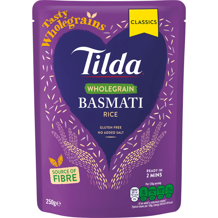Tilda Wholegrain Basmati Rice Classics 250g