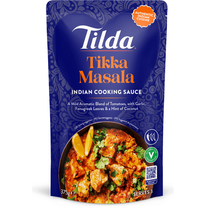 Tilda Tikka Masala Indian Cooking Sauce 375g
