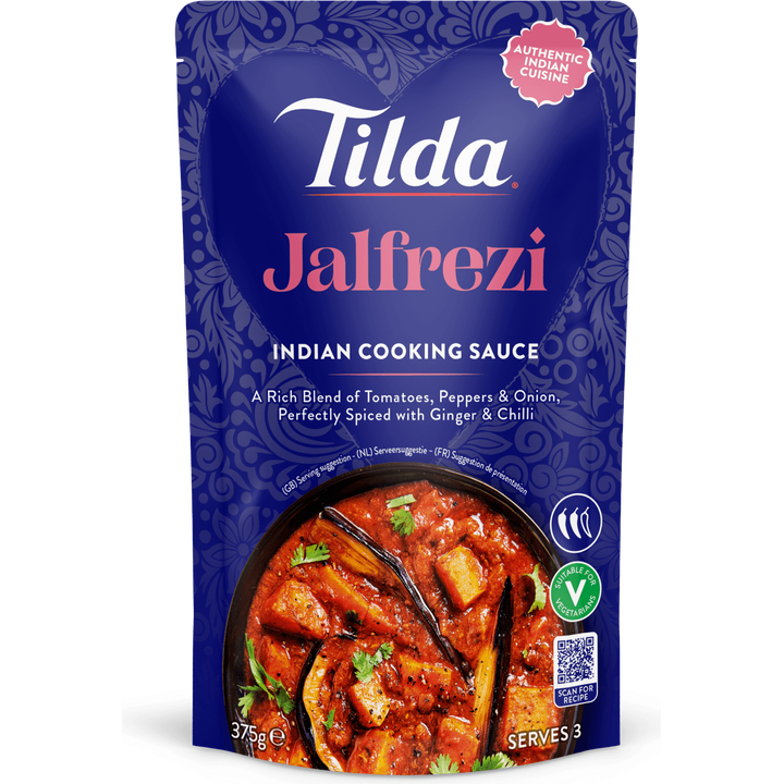 Tilda Jalfrezi Indian Cooking Sauce 375g