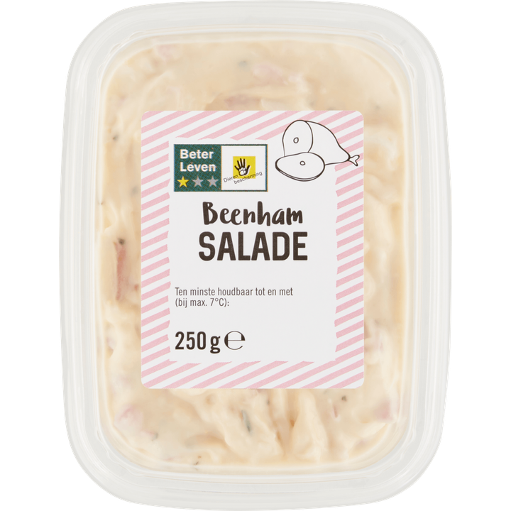 Merkloos Beenham Salade 250g