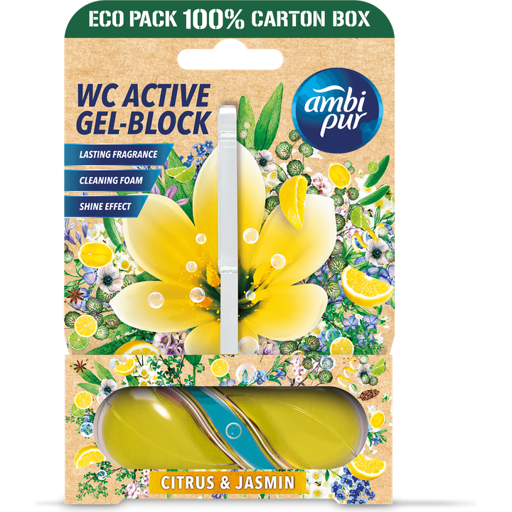 Ambi Pur WC Active Gel-Block Citrus & Jasmin 45 g