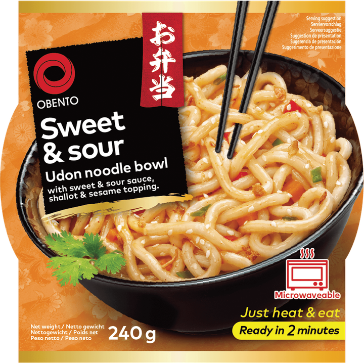 Obento Sweet & Sour Udon Noodle bowl 240g
