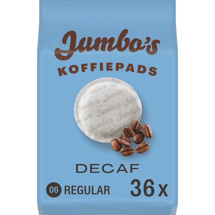Jumbo's Koffiepads Decaf 36 Stuks