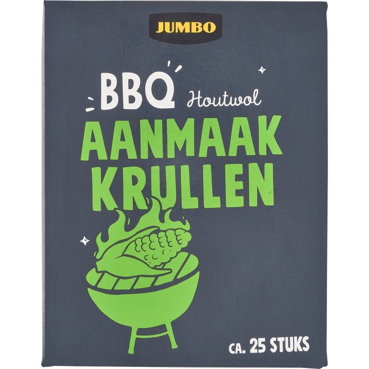 BBQ Houtwol Aanmaak Krullen