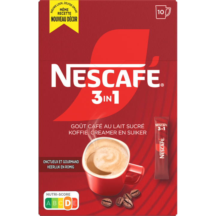 Nescafé 3in1 Oploskoffie - 10 Stuks