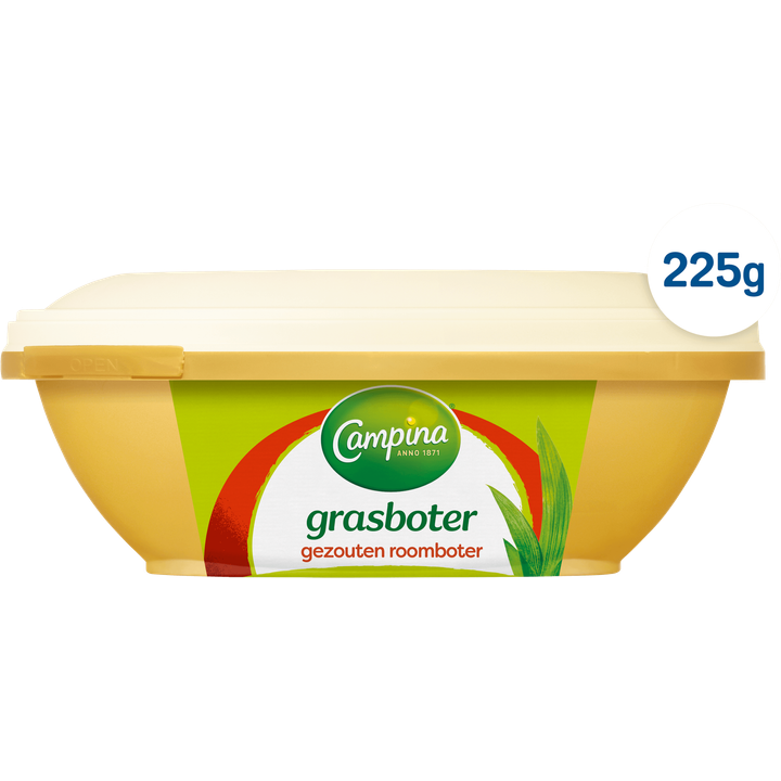 Campina Grasboter Gezouten Roomboter 225 g
