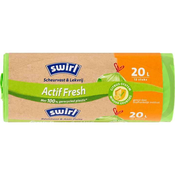 Vuilniszakken met Actifresh 20 liter