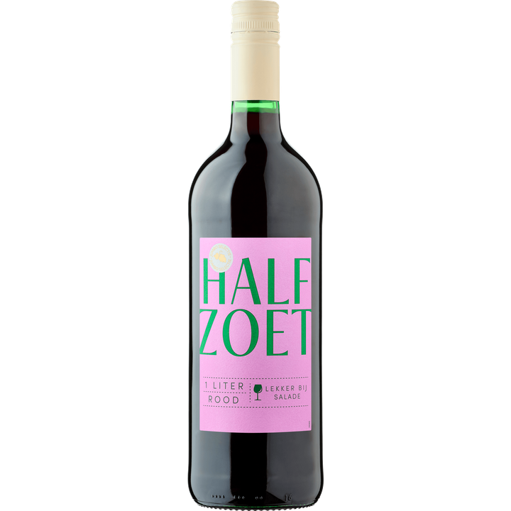 Huiswijn Rood - Halfzoet - 1L