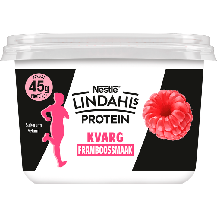 Lindahls Protein Kvarg Framboossmaak 450 g