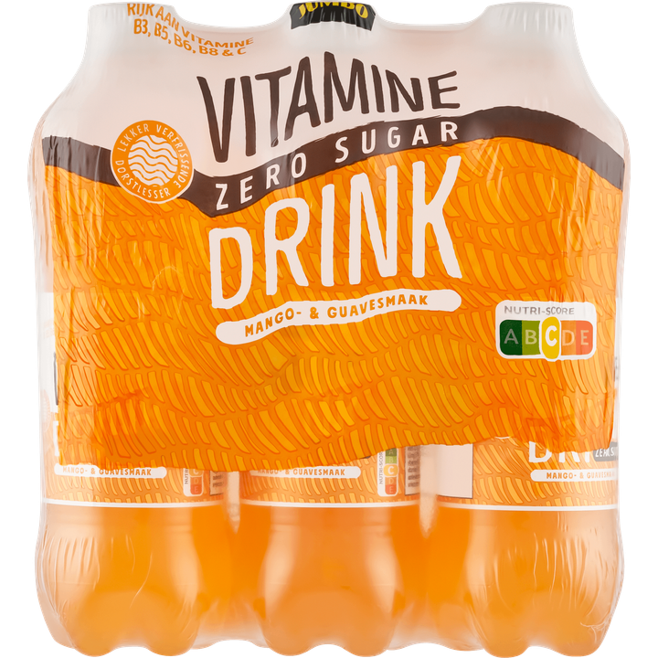 Vitamine Drink Zero Sugar Mango- & Guavesmaak