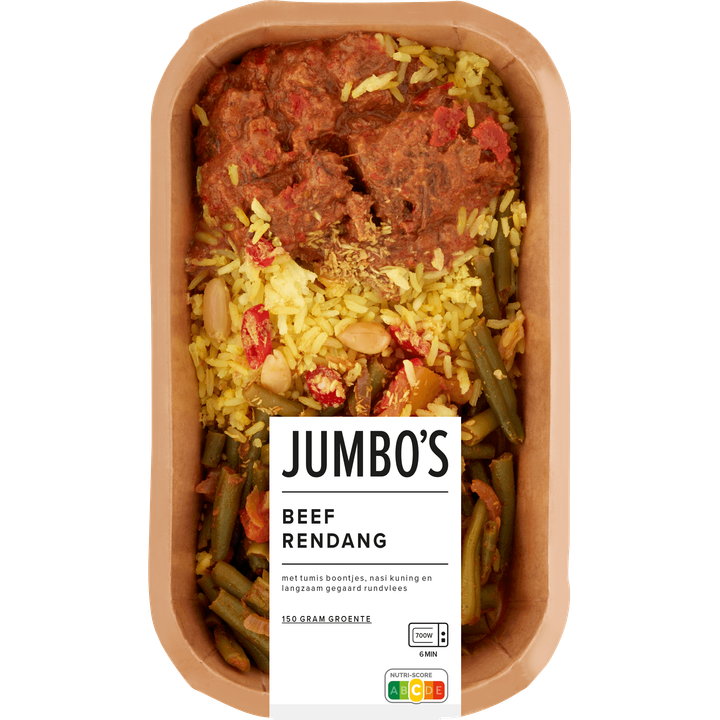 Jumbo's Verse Maaltijd Beef Rendang 450 g