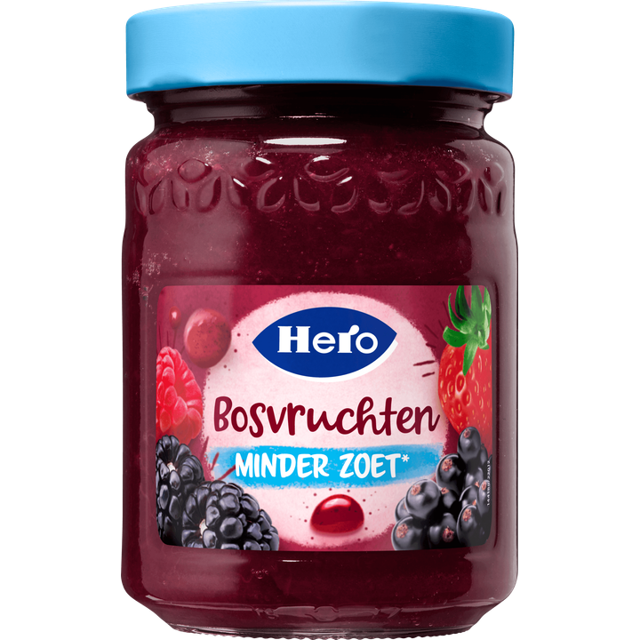 Hero Jam Minder Zoet Bosvruchten 325g