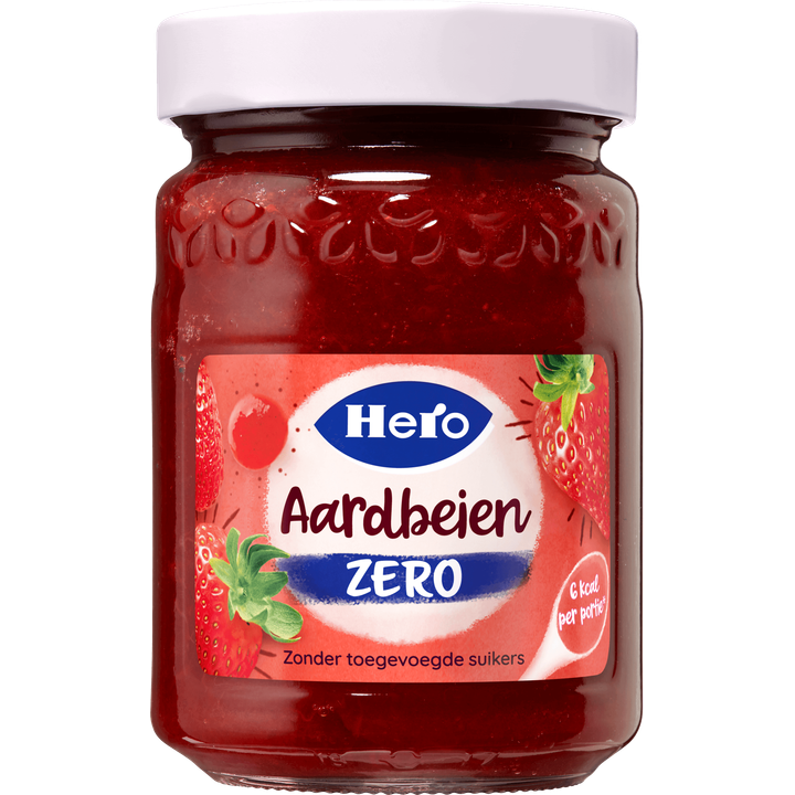 Hero Jam Zero Aardbeien 300 g