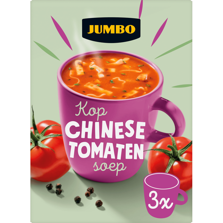 Kop Chinese Tomatensoep 3 Stuks