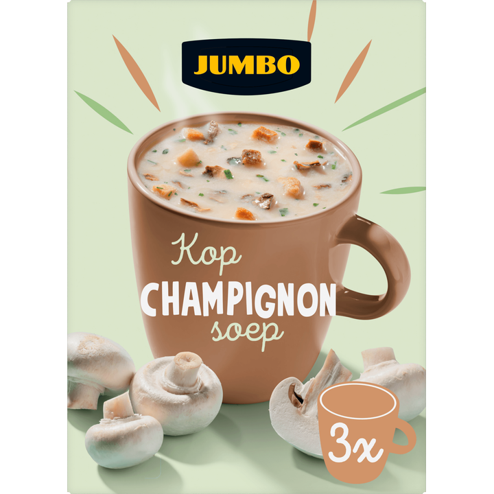 Kop Champignon Soep 3 Stuks