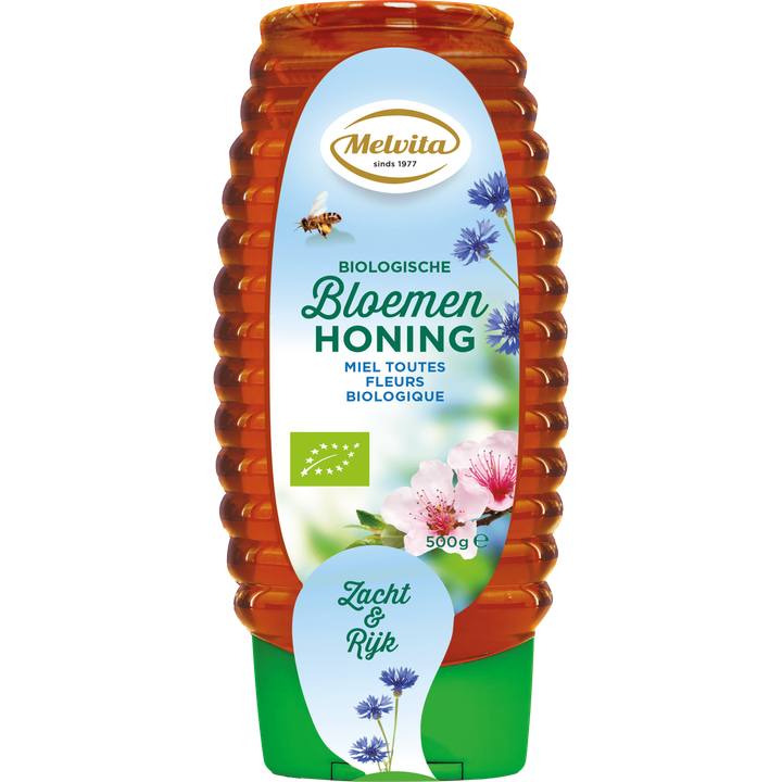 Melvita Biologische Bloemenhoning 500 g