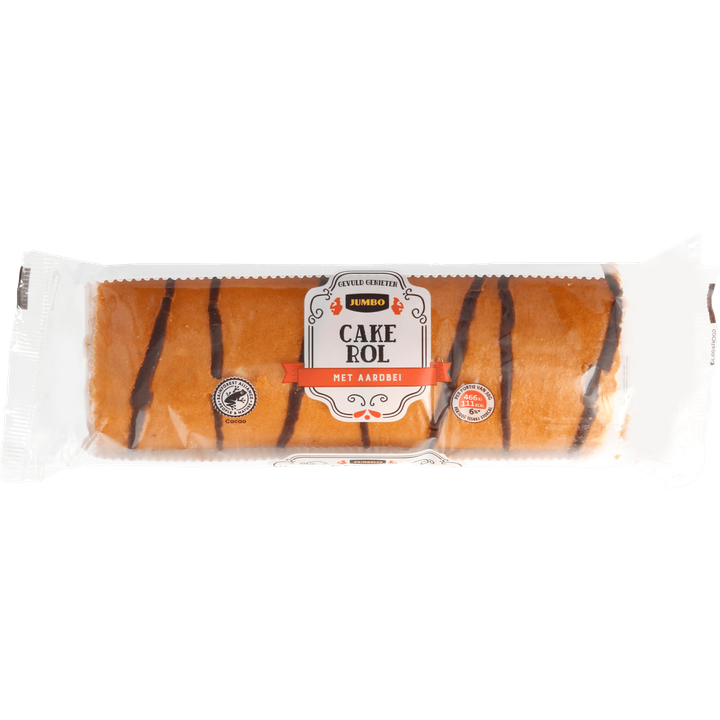 Cakerol met Aardbei
