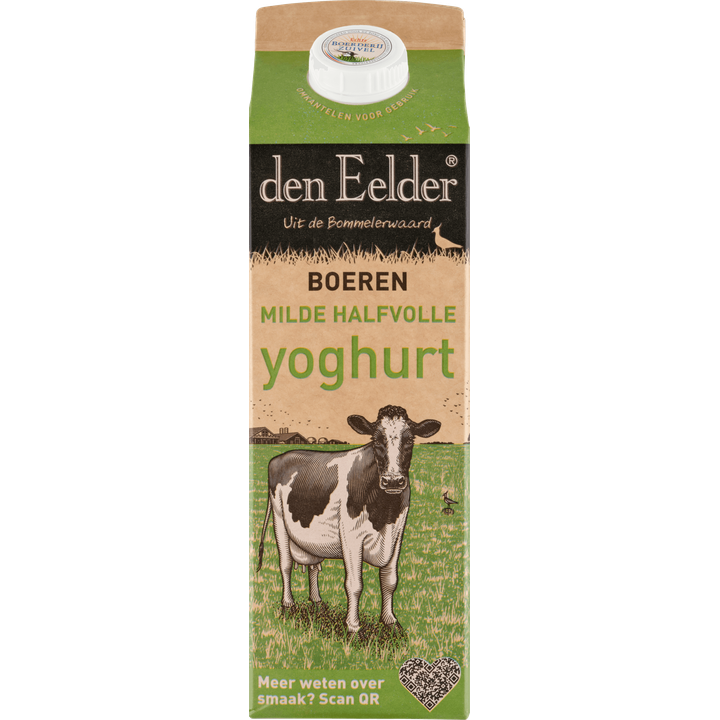 Den Eelder Boeren Milde Halfvolle Yoghurt 1 L