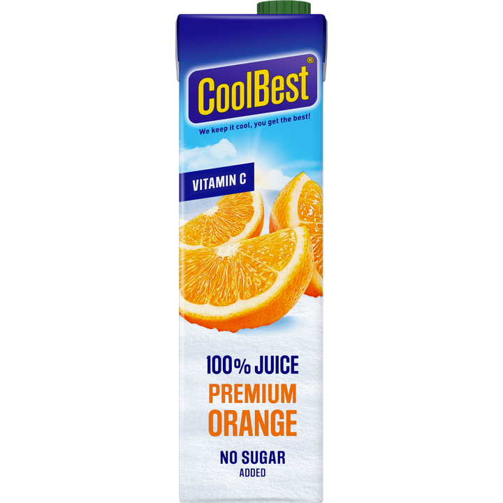 CoolBest 100% Juice Premium Orange 1 L