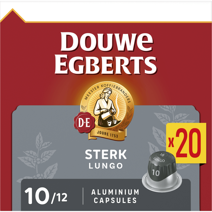 Douwe Egberts Lungo 10 Sterk 20 Capsules 104 g