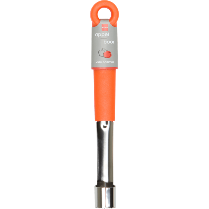 Appelboor RVS Dot Oranje