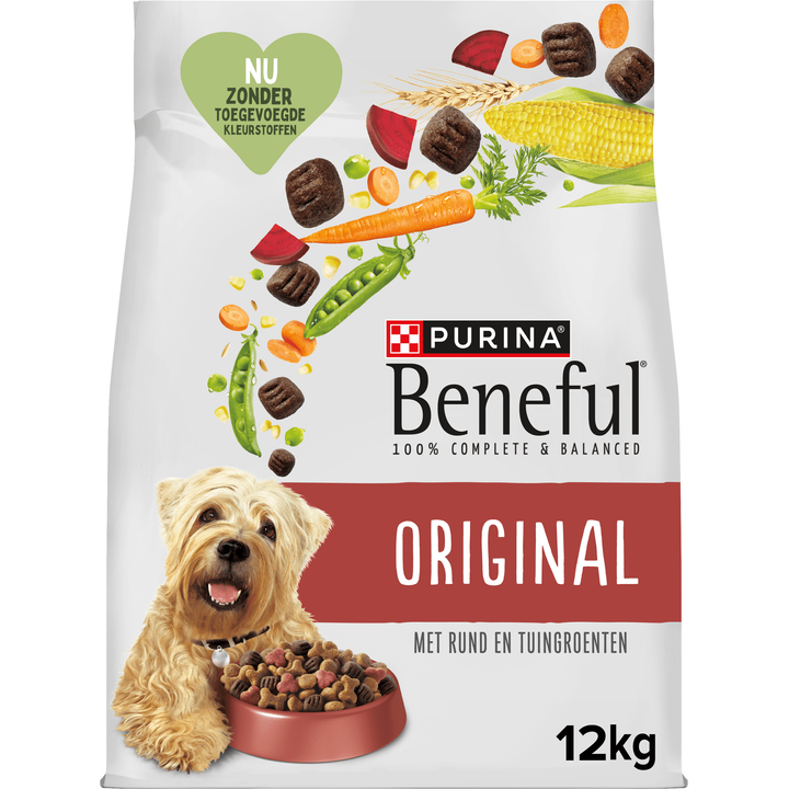 Beneful Original Adult met Rund & Groenten hondenvoer 12kg