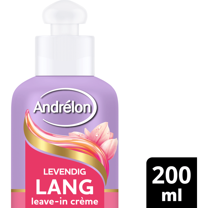 Andrélon Versterkende Leave-in Haarcrème Levendig Lang 200 ml