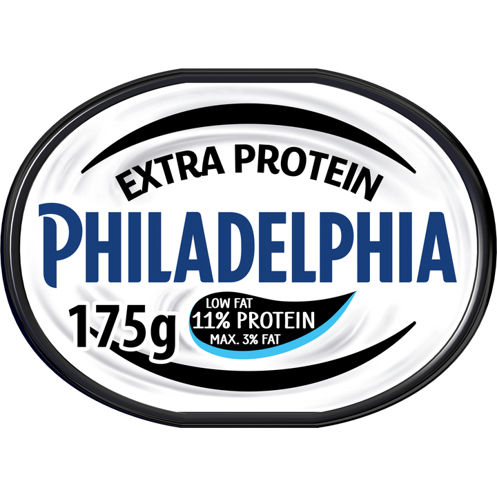 Philadelphia Zacht-frisse Zuivelspread Extra Proteïne, kuipje 175 g