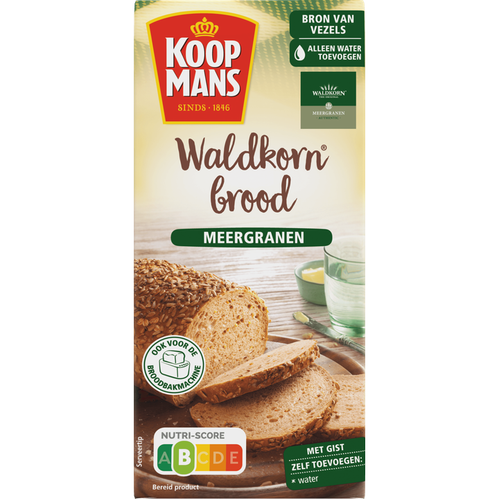 Koopmans Broodmix Waldkorn Meergranen 450 g