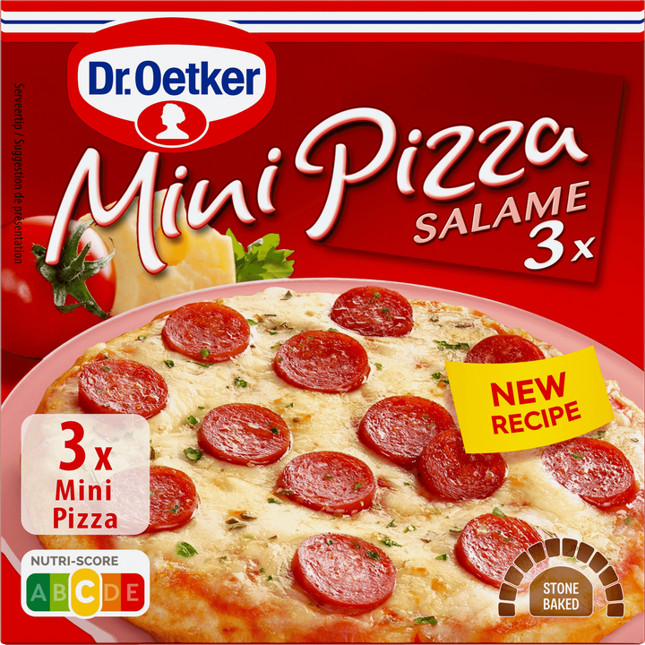 Dr. Oetker Mini Pizza Salame 3 Stuks 300 g