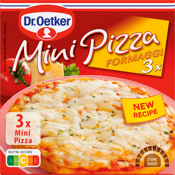 Dr. Oetker Mini Pizza Formaggi 3 Stuks 300 g