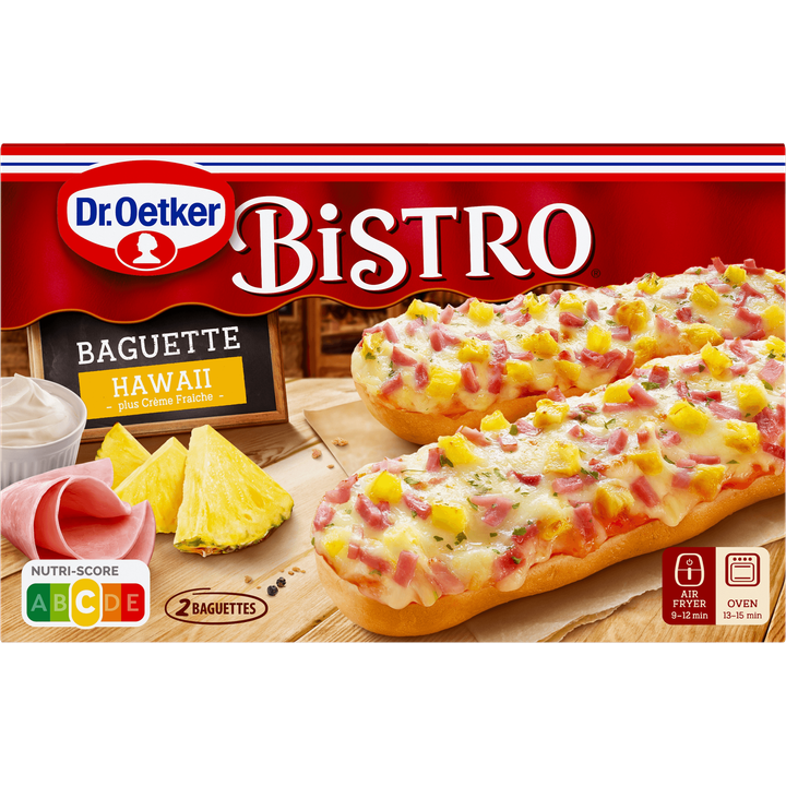 Dr. Oetker Bistro classique baguette hawaii 2 x 125 g