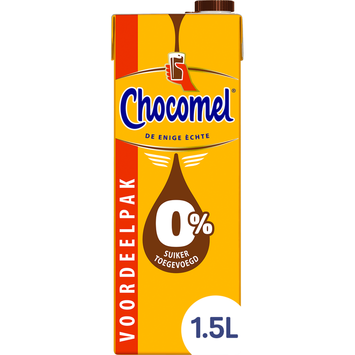 Chocomel 0% Suiker Toegevoegd Voordeelpak 1,5 L