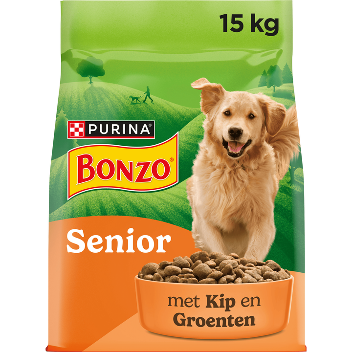 Senior met Kip en Groenten Hondenvoer