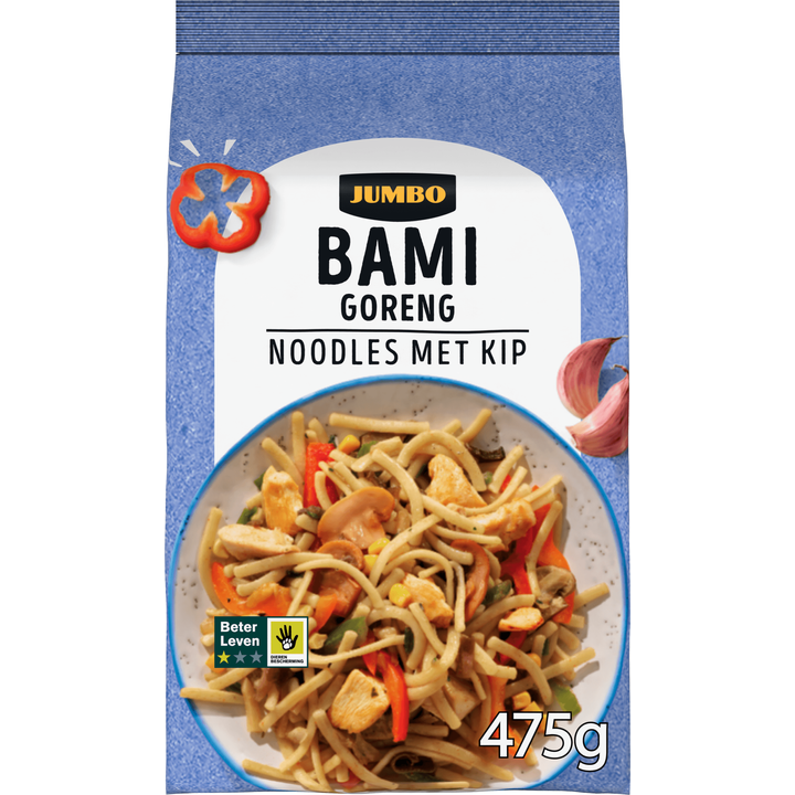 Bami Goreng Noodles met Kip