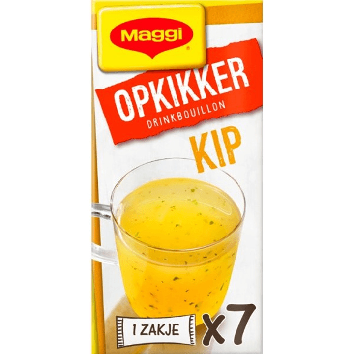 MAGGI Opkikker Drinkbouillon Kip 7 x 4 g