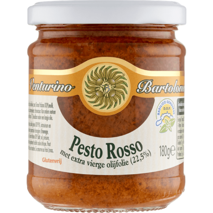 Bartolomeo Pesto Rosso met Extra Vierge Olijfolie (22,5%)